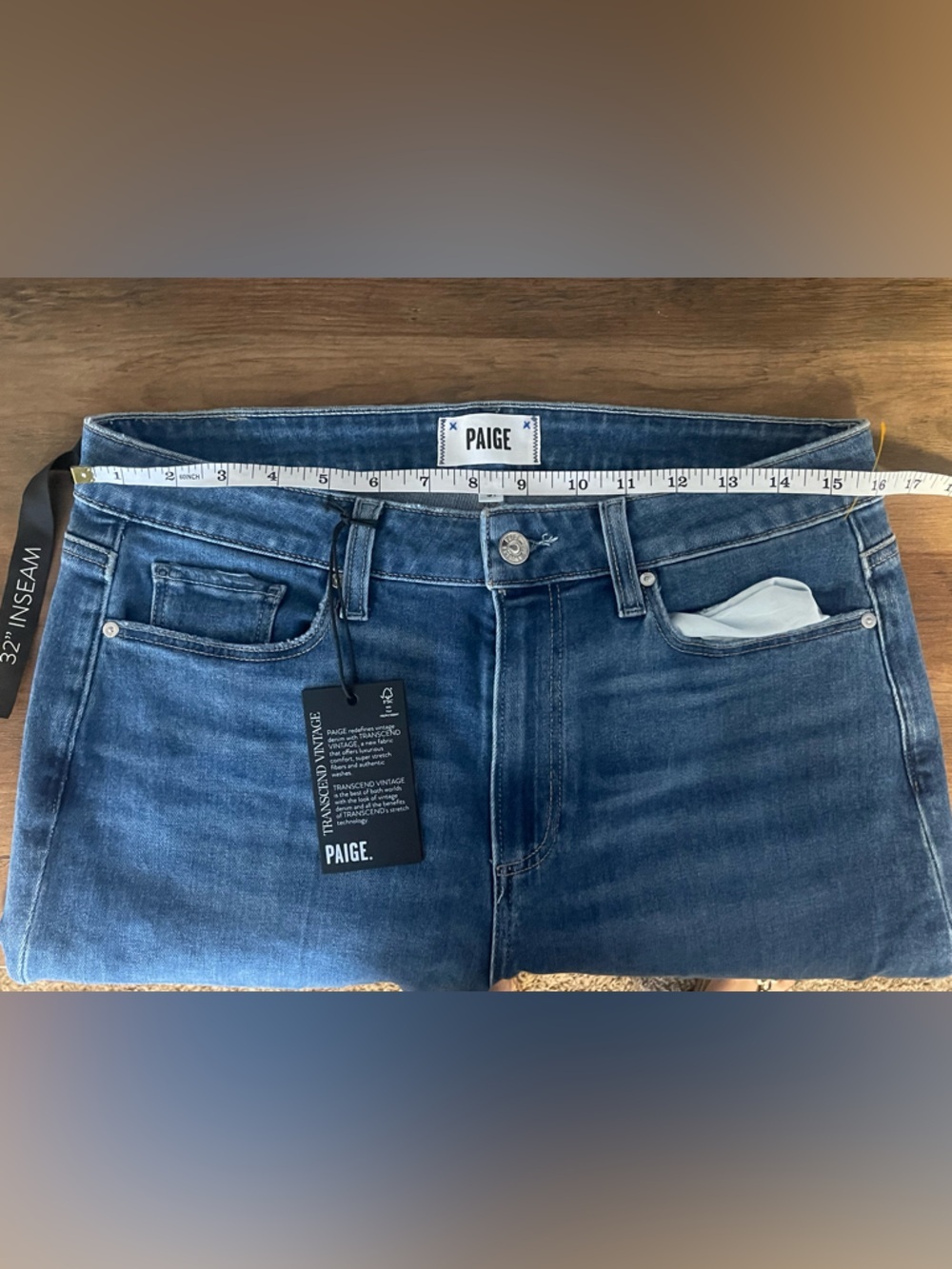 PAIGE GENEVIEVE  High-Rise Flare Jeans - Picture 6 of 7
